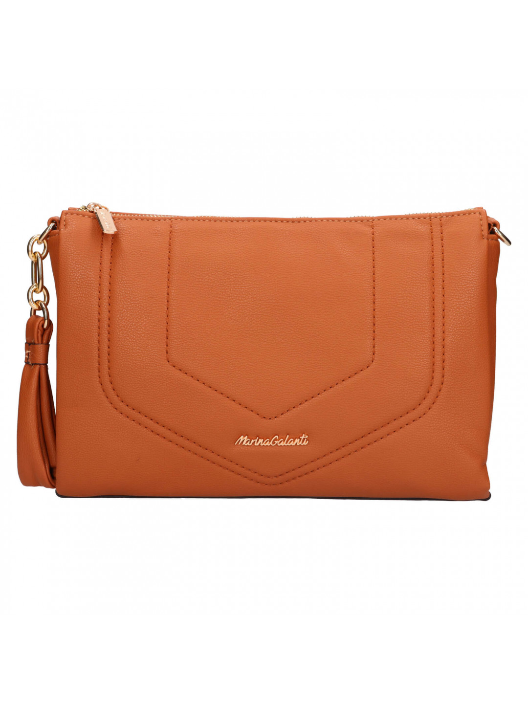 Dámská crossbody kabelka Marina Galanti Fanny – koňak